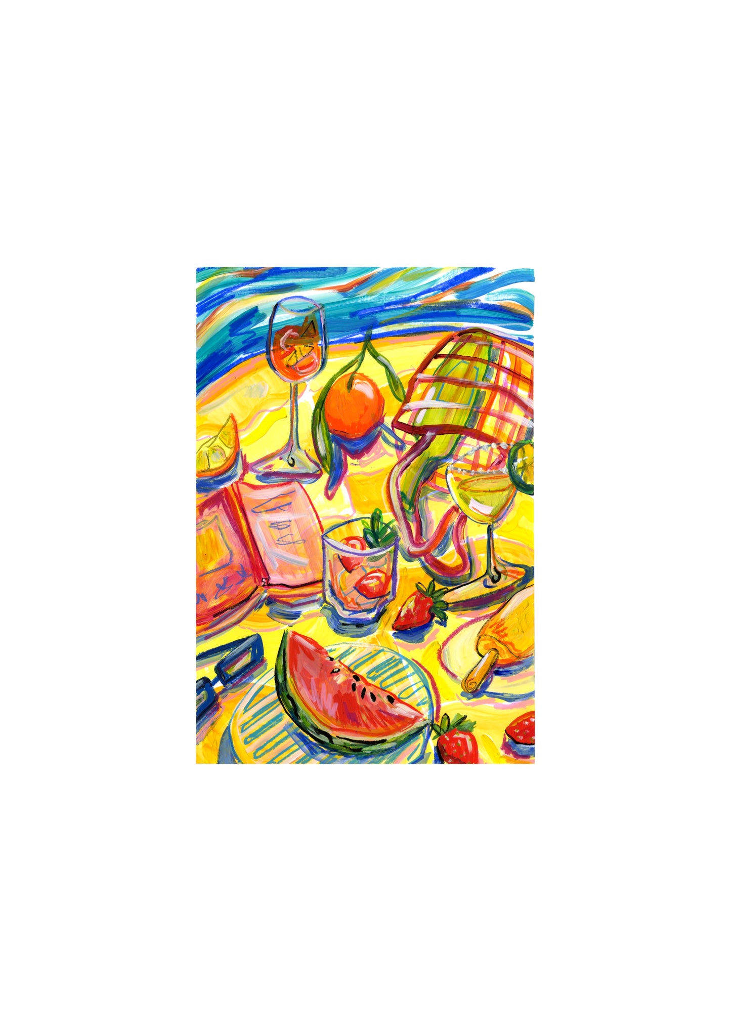 PRE-ORDER: Pool Party A2 print
