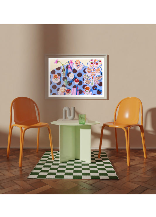 PRE-ORDER: Afternoon Tea & Polka Dots A2 print
