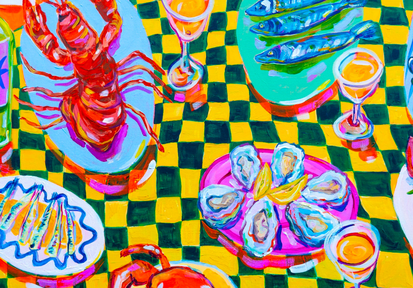 PRE-ORDER: Seafood Feast A2 print