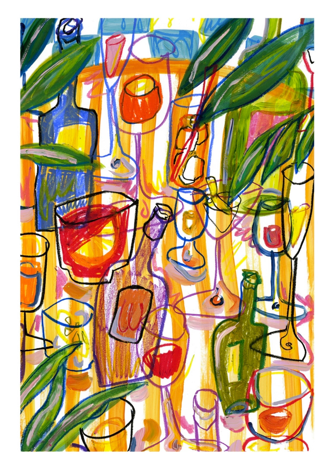 Boozy Picnic print