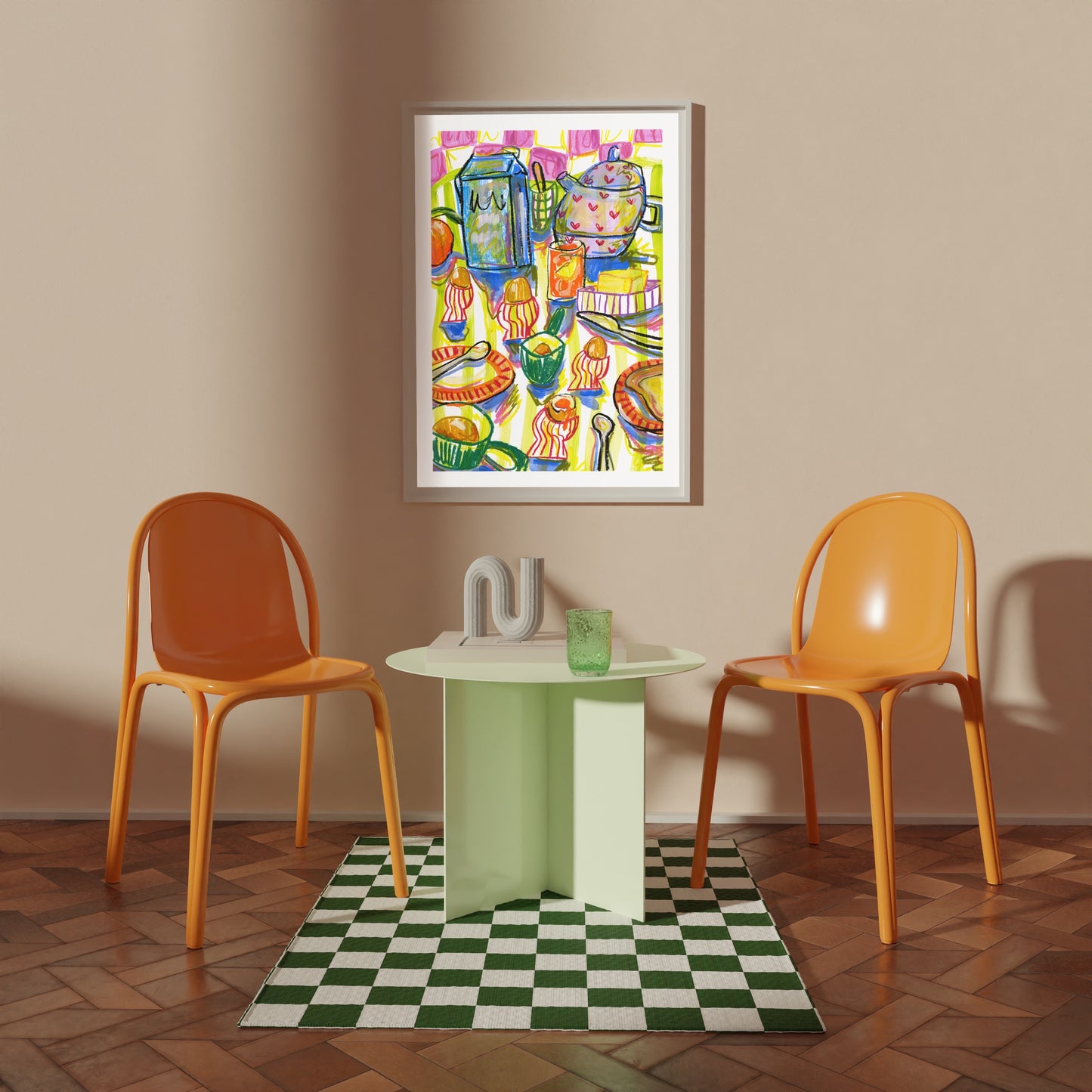 Runny Eggs print