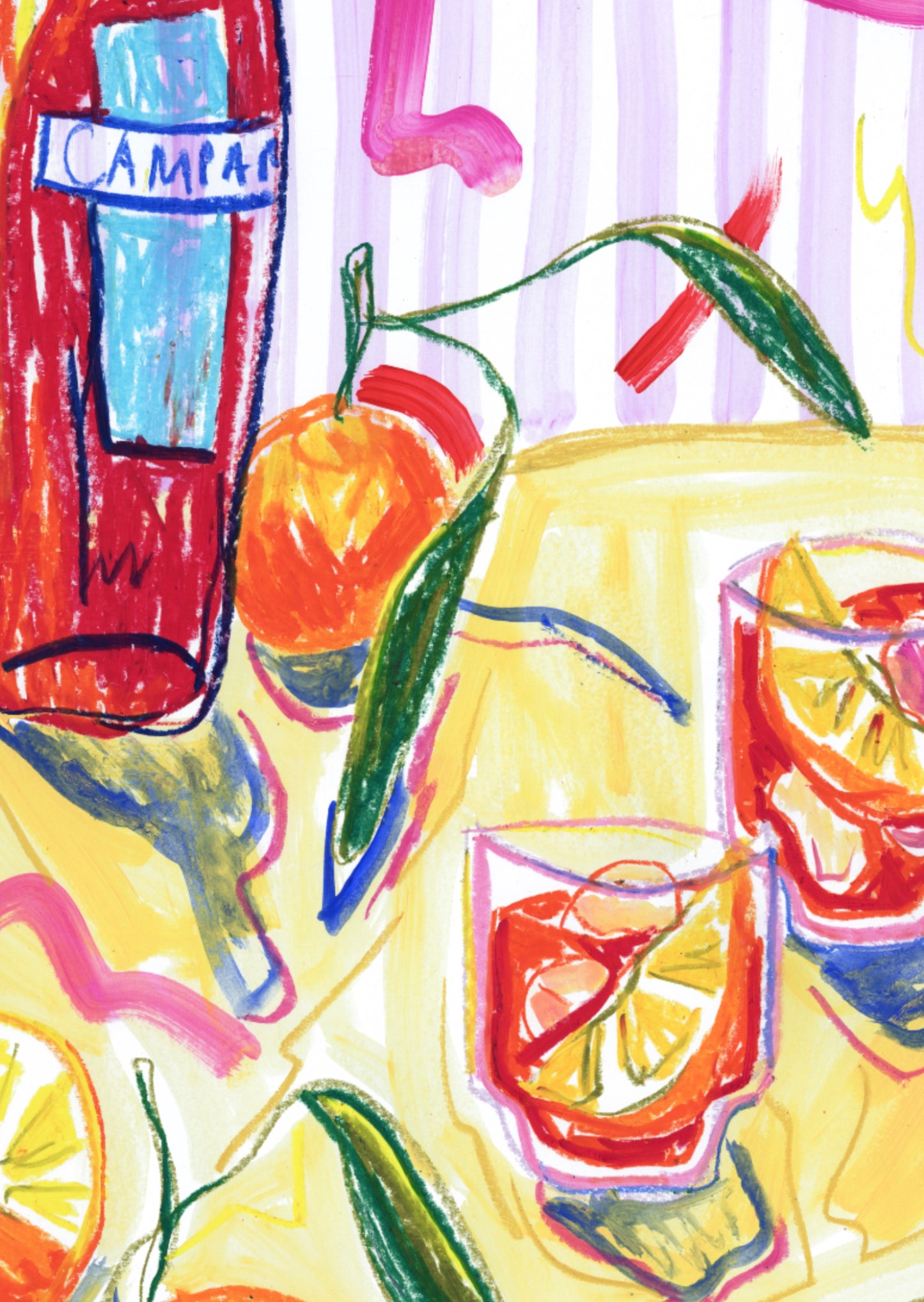 PRE-ORDER: Negroni Party A2 print