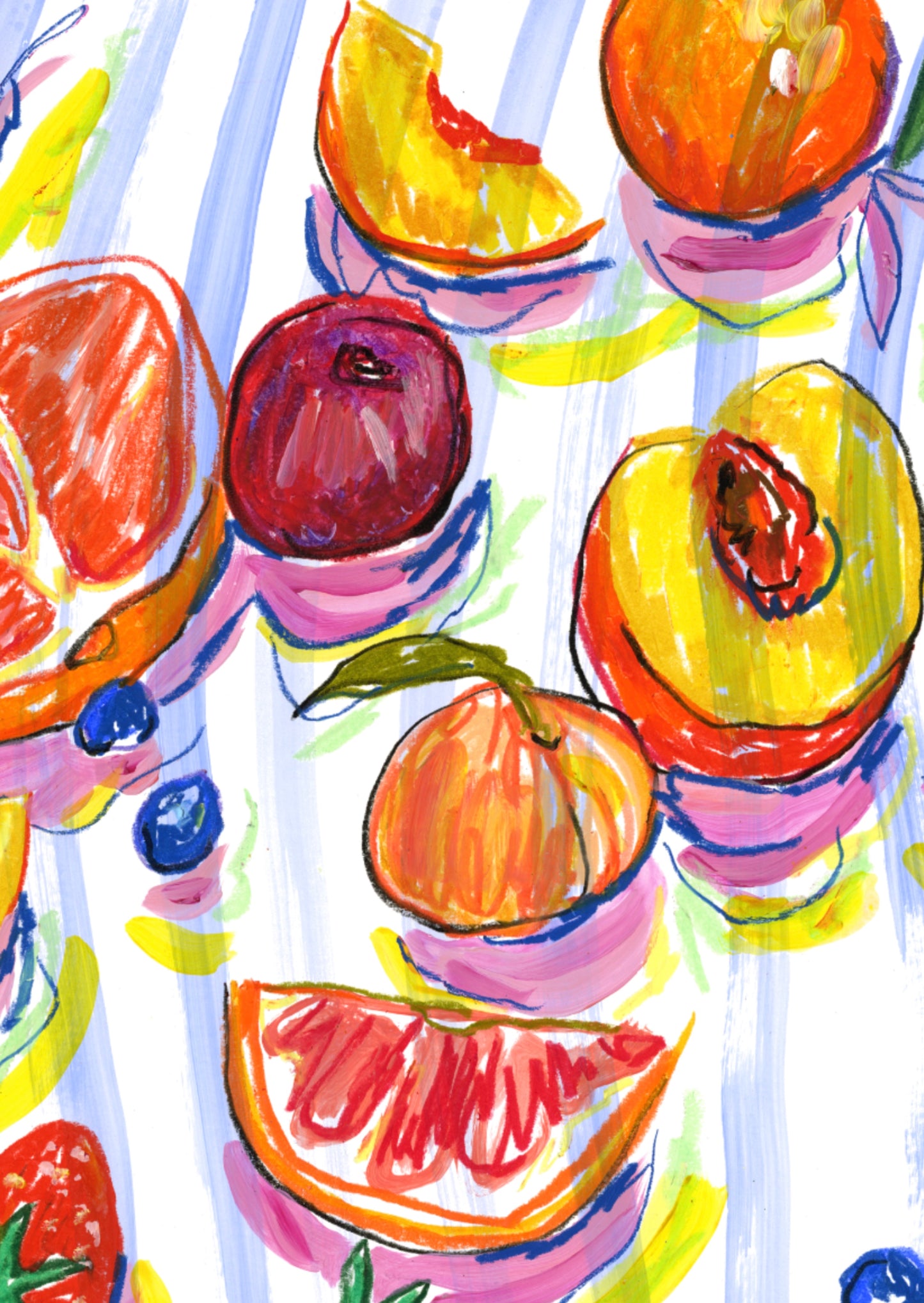 PRE-ORDER: Summer Fruits A2 print