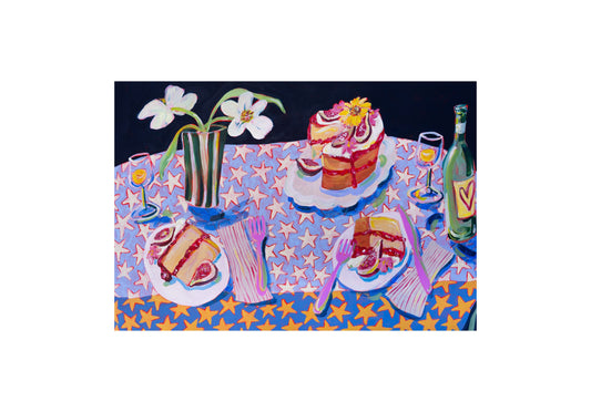PRE-ORDER: Fig Cake & Stars A2 print