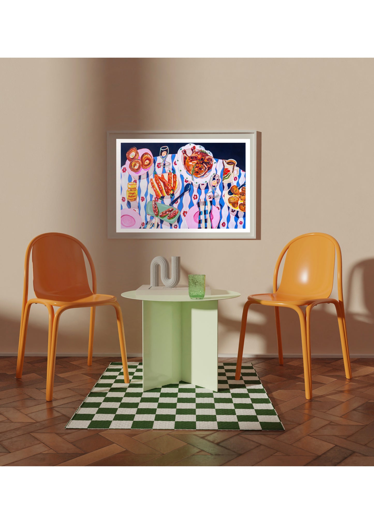 Roast Dinner & Waves print