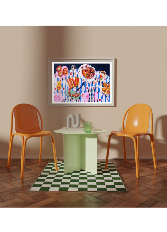 PRE-ORDER: Roast Dinner & Waves A2 print