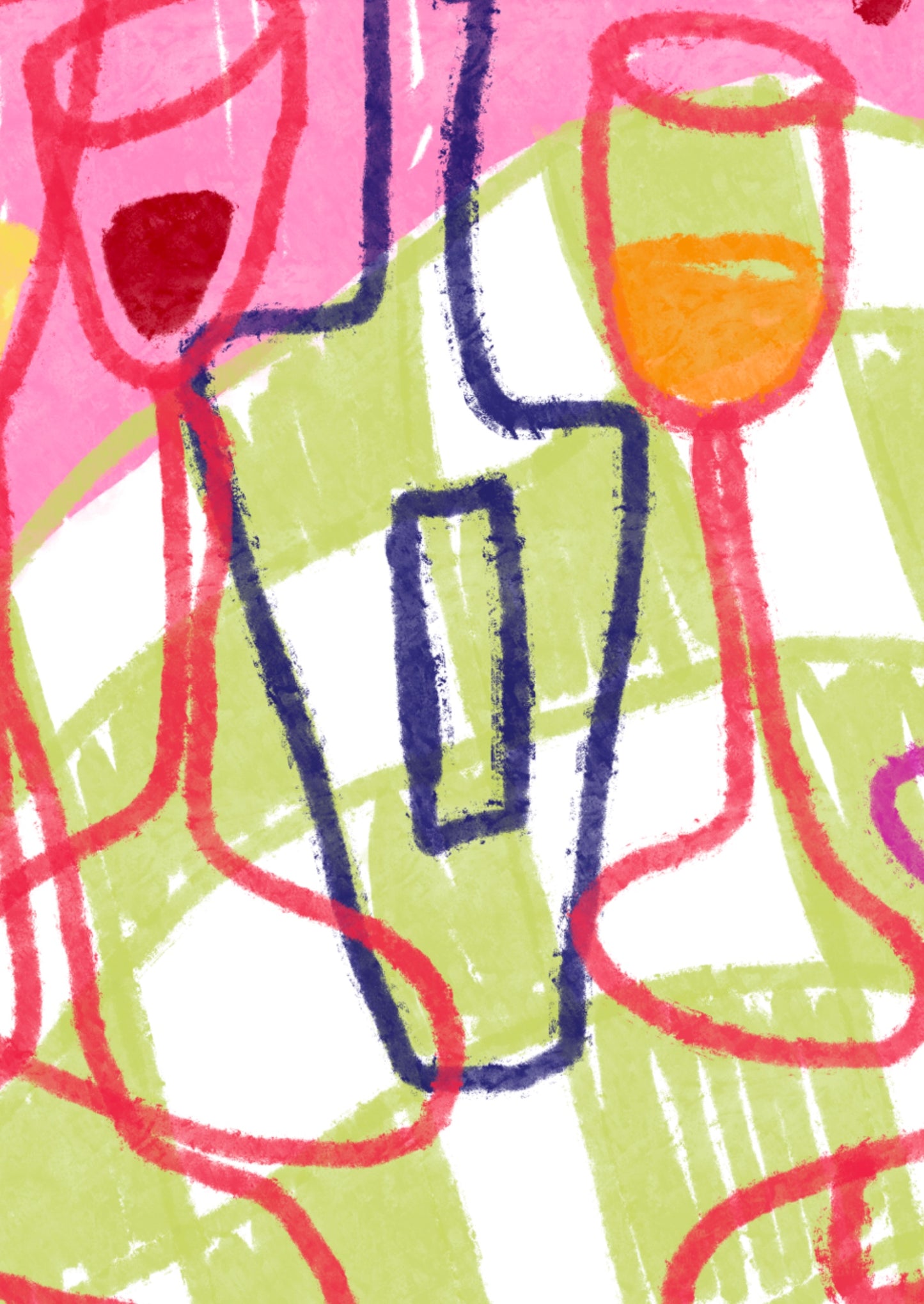 PRE-ORDER: Drinking Wine A2 print
