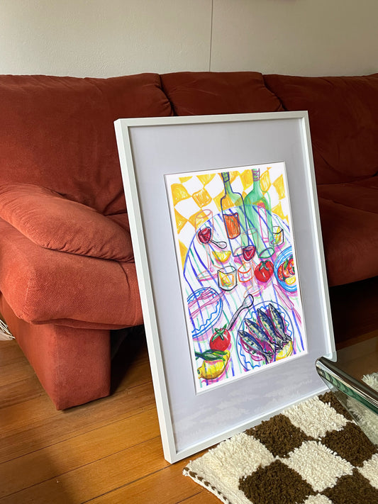 Salty Sardines print