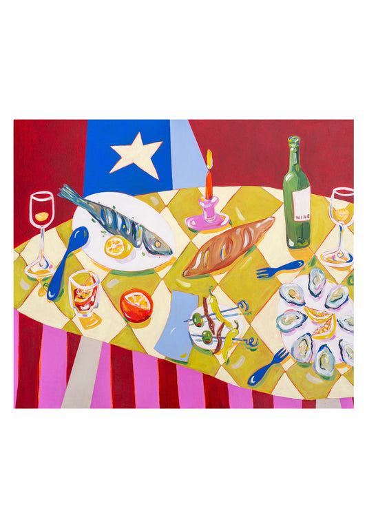 PRE-ORDER: Table at Night A2 print