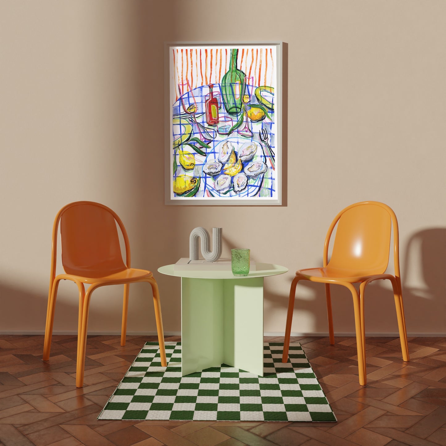 Oysters & Fizz print