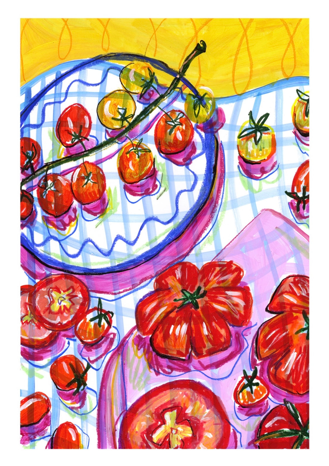 Juicy Tomatoes print