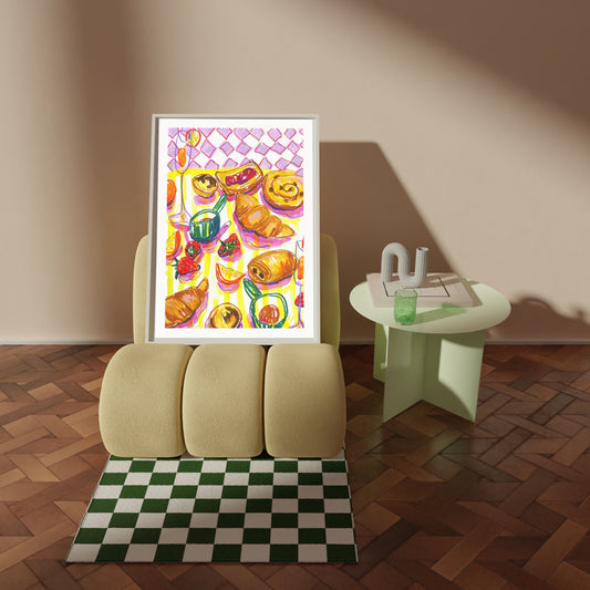 Breakfast Pastries print