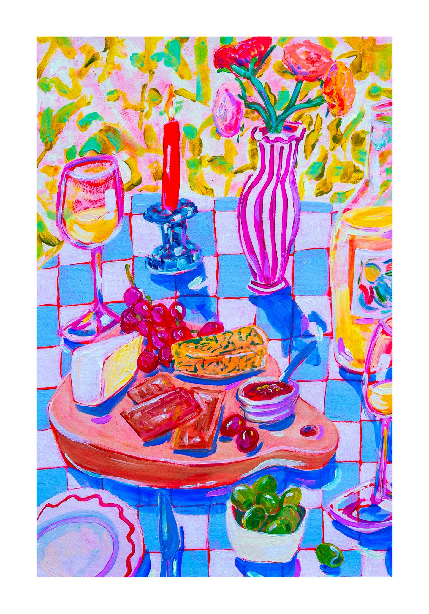 Cheese Platter print