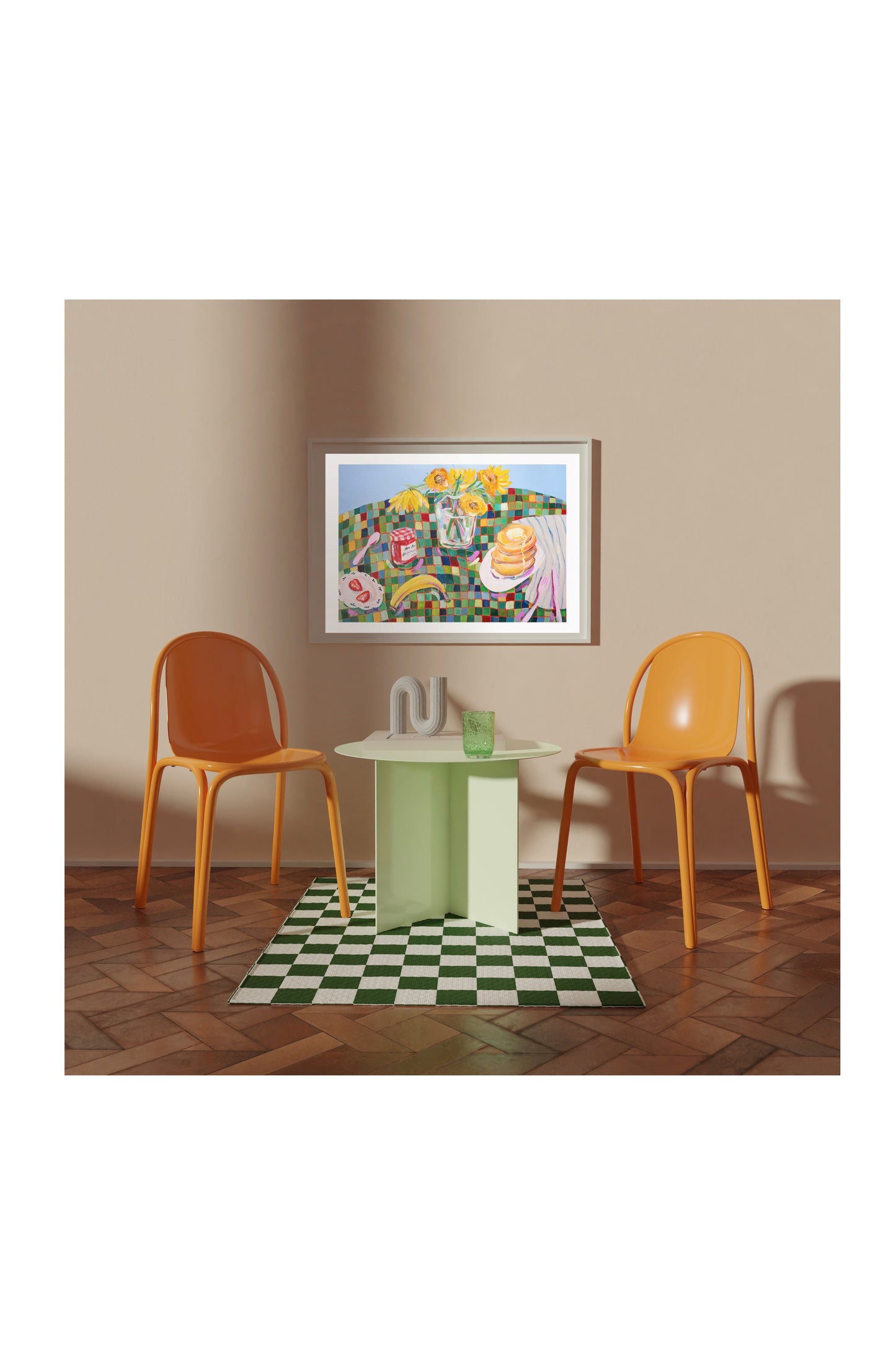 Pancakes & Green Mosaics original