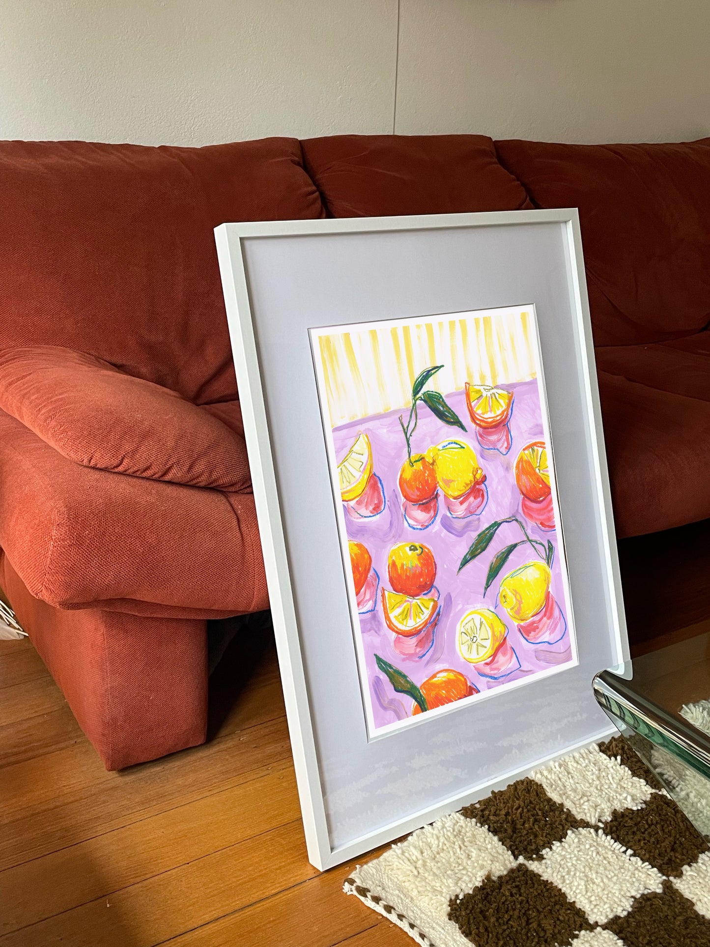 Rolling Fruits print