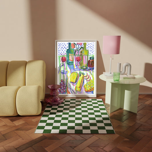 PRE-ORDER: Cheese & Wine Night A2 print