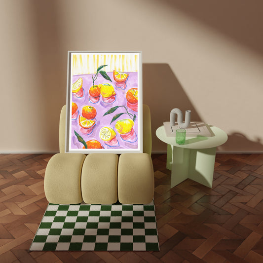 Rolling Fruits print