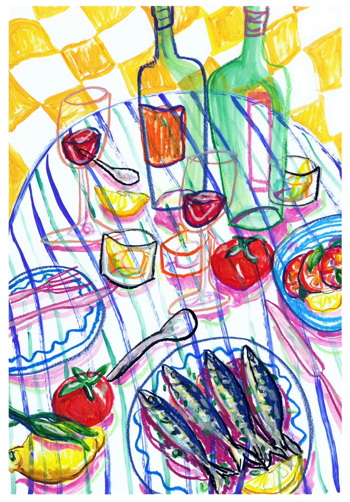 Salty Sardines print