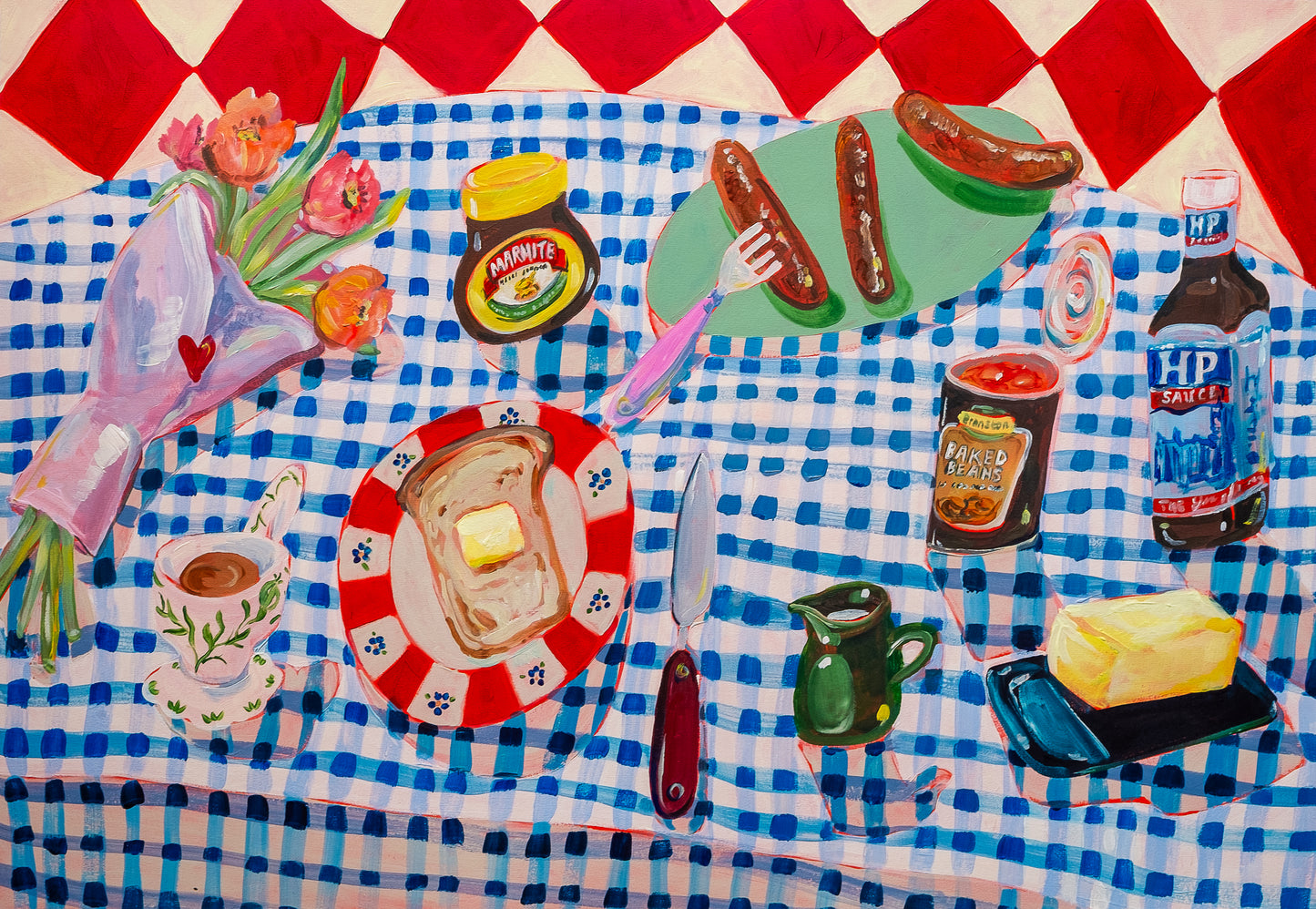 English Breakfast & Blue Gingham original