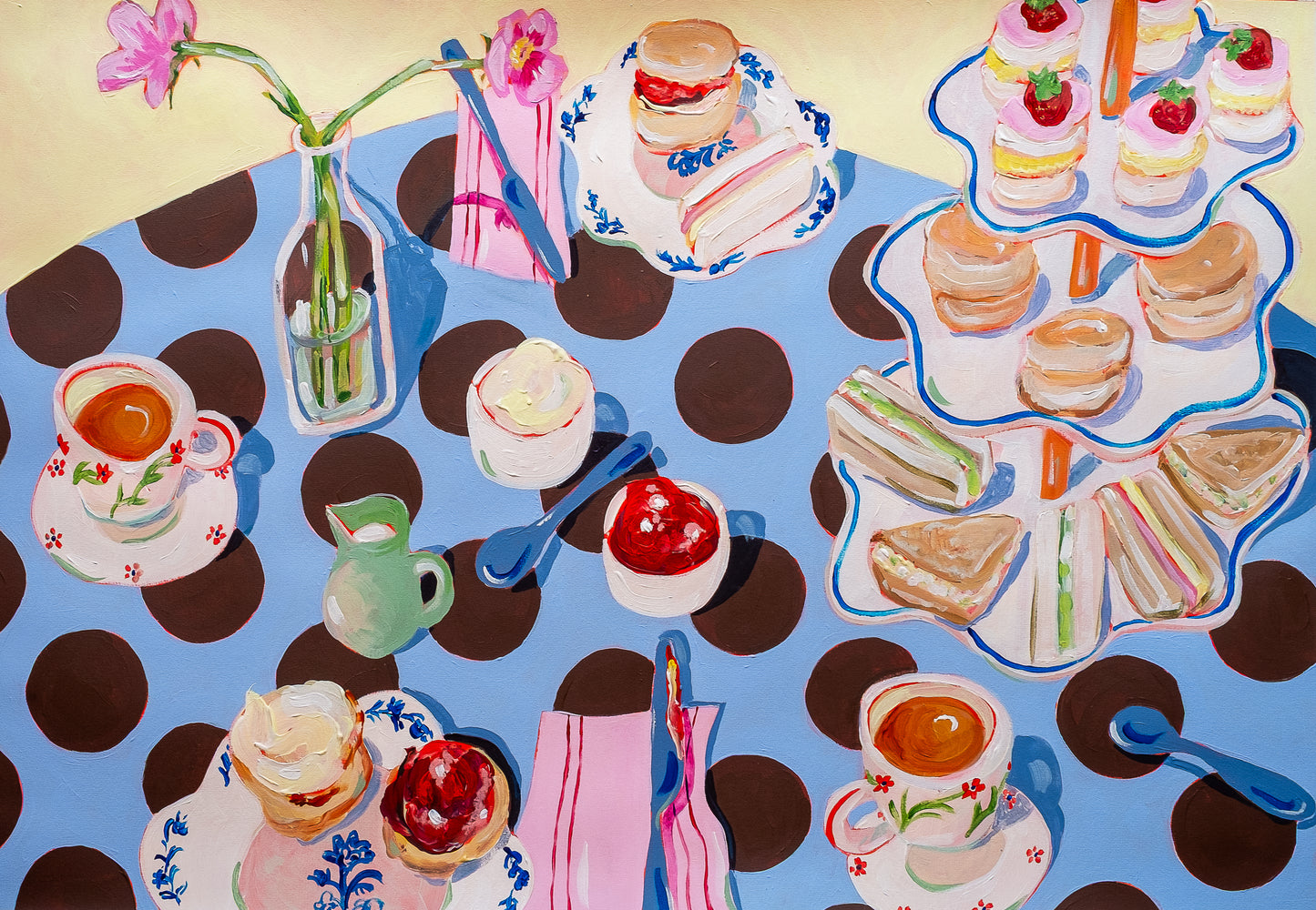 Afternoon Tea & Polka Dots original
