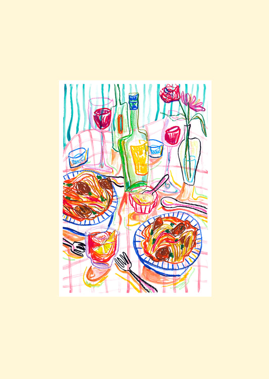 Italian Feast print