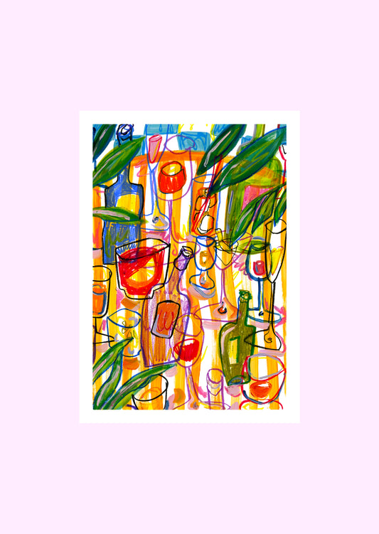 Boozy Picnic print