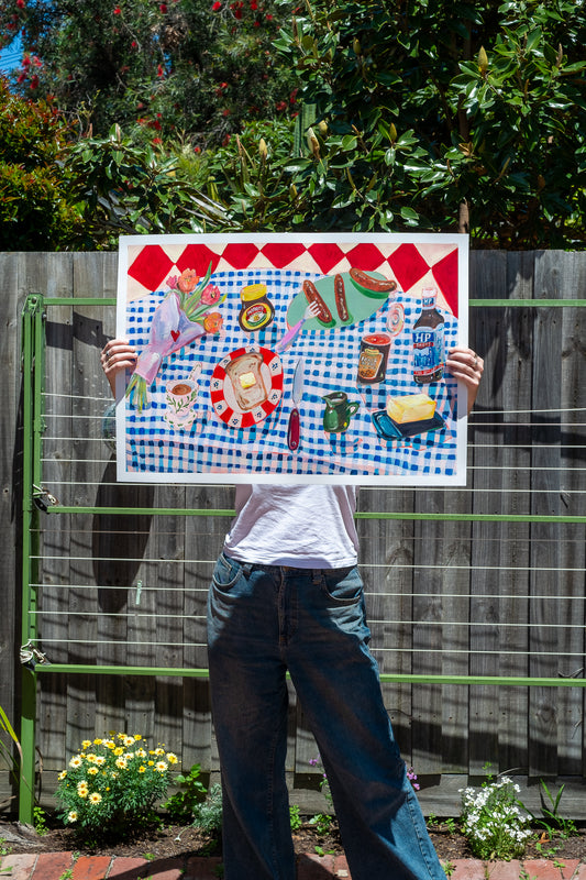 English Breakfast & Blue Gingham original