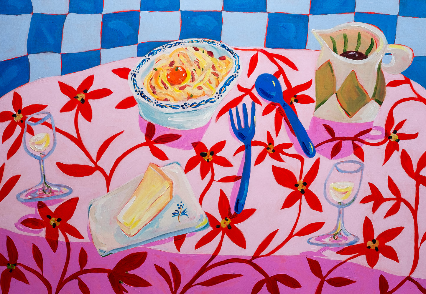 Carbonara & Pink Vines original