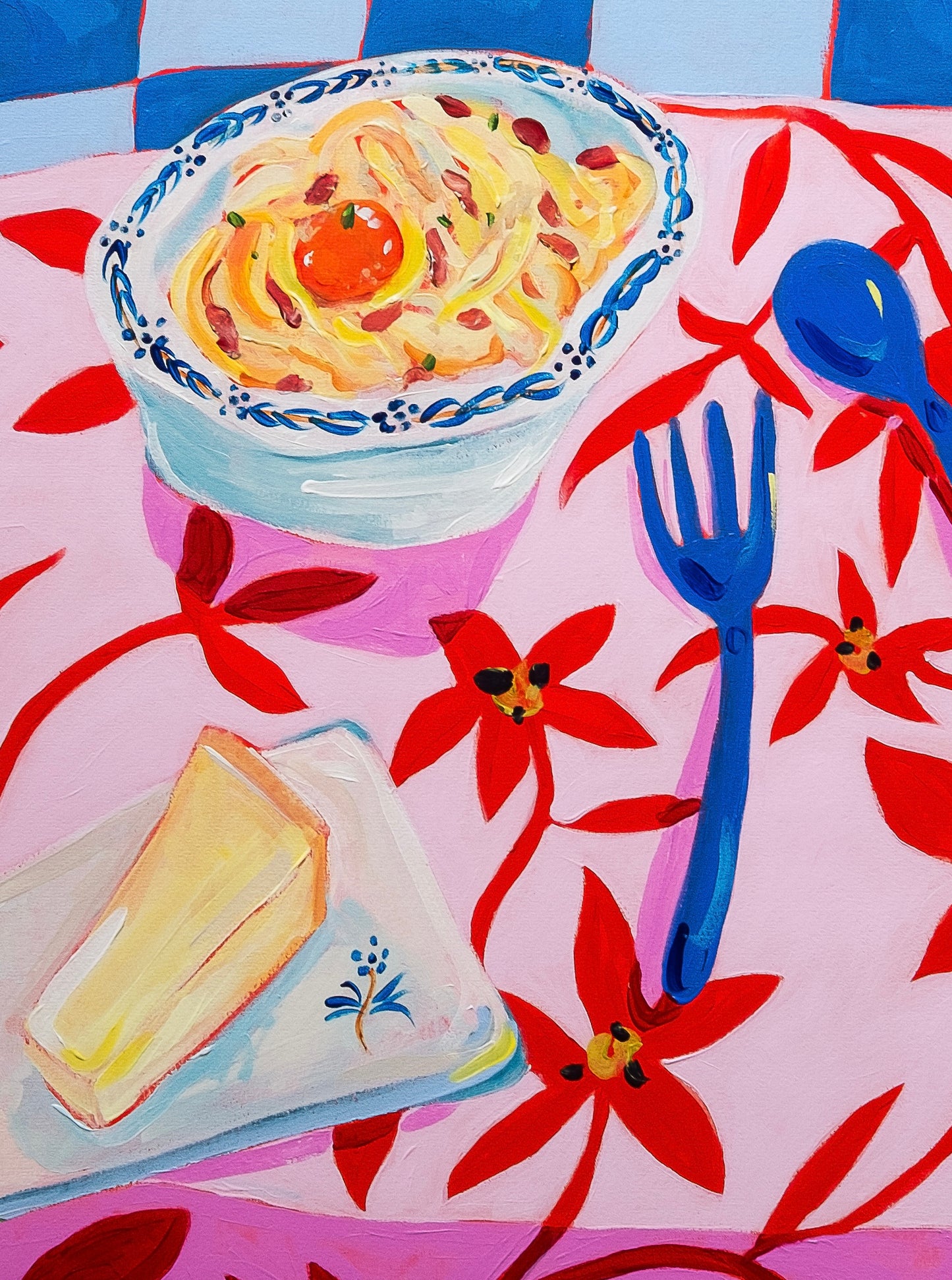Carbonara & Pink Vines original