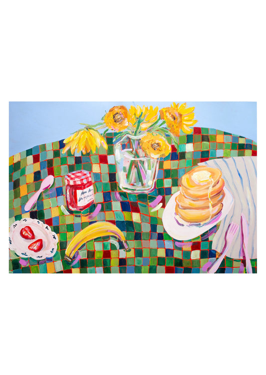 Pancakes & Green Mosaics original