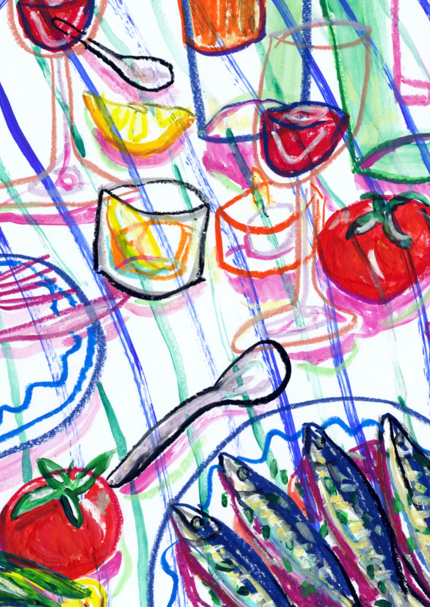 PRE-ORDER: Salty Sardines A2 print
