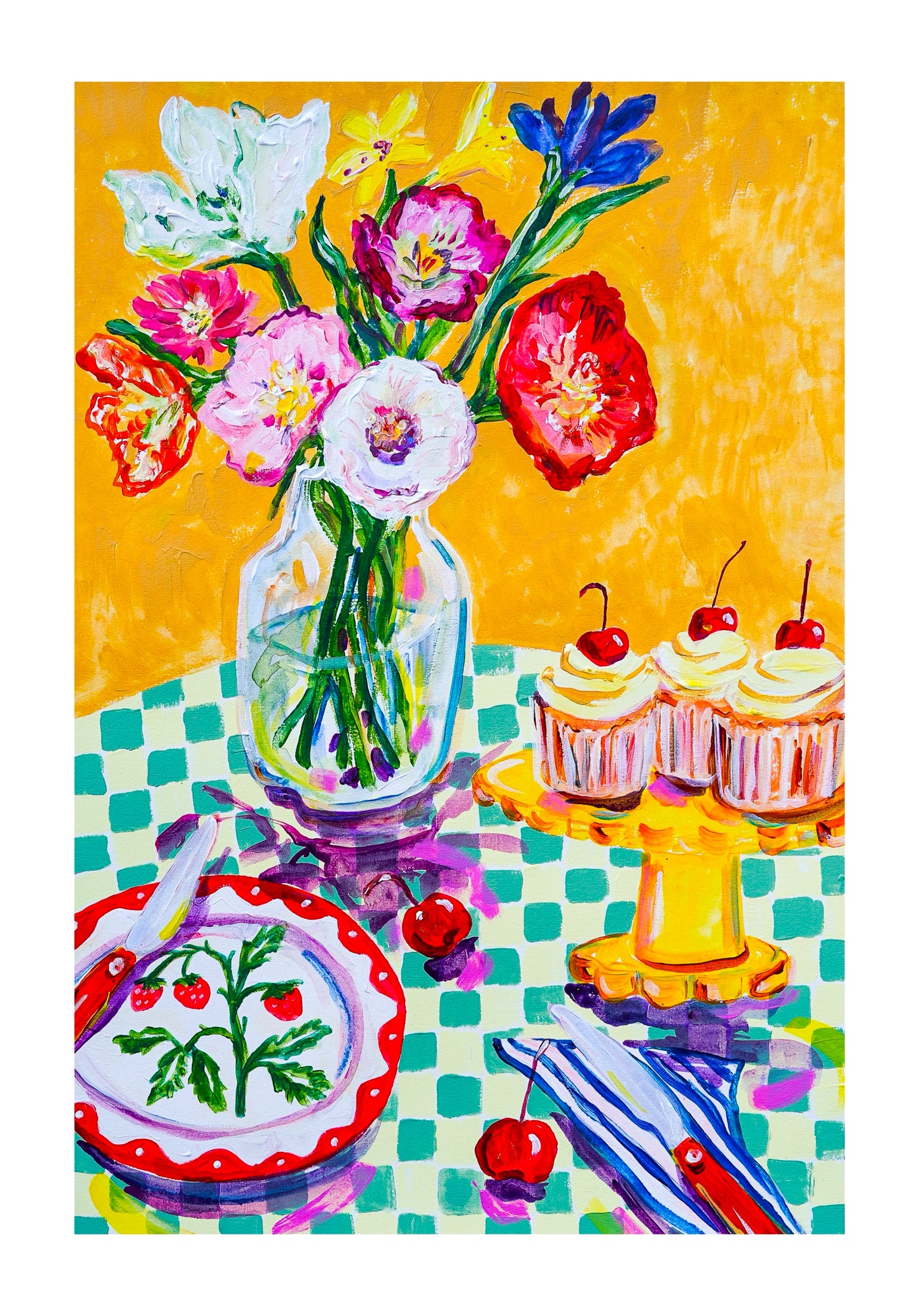 PRE-ORDER: Cherries On Top A2 print