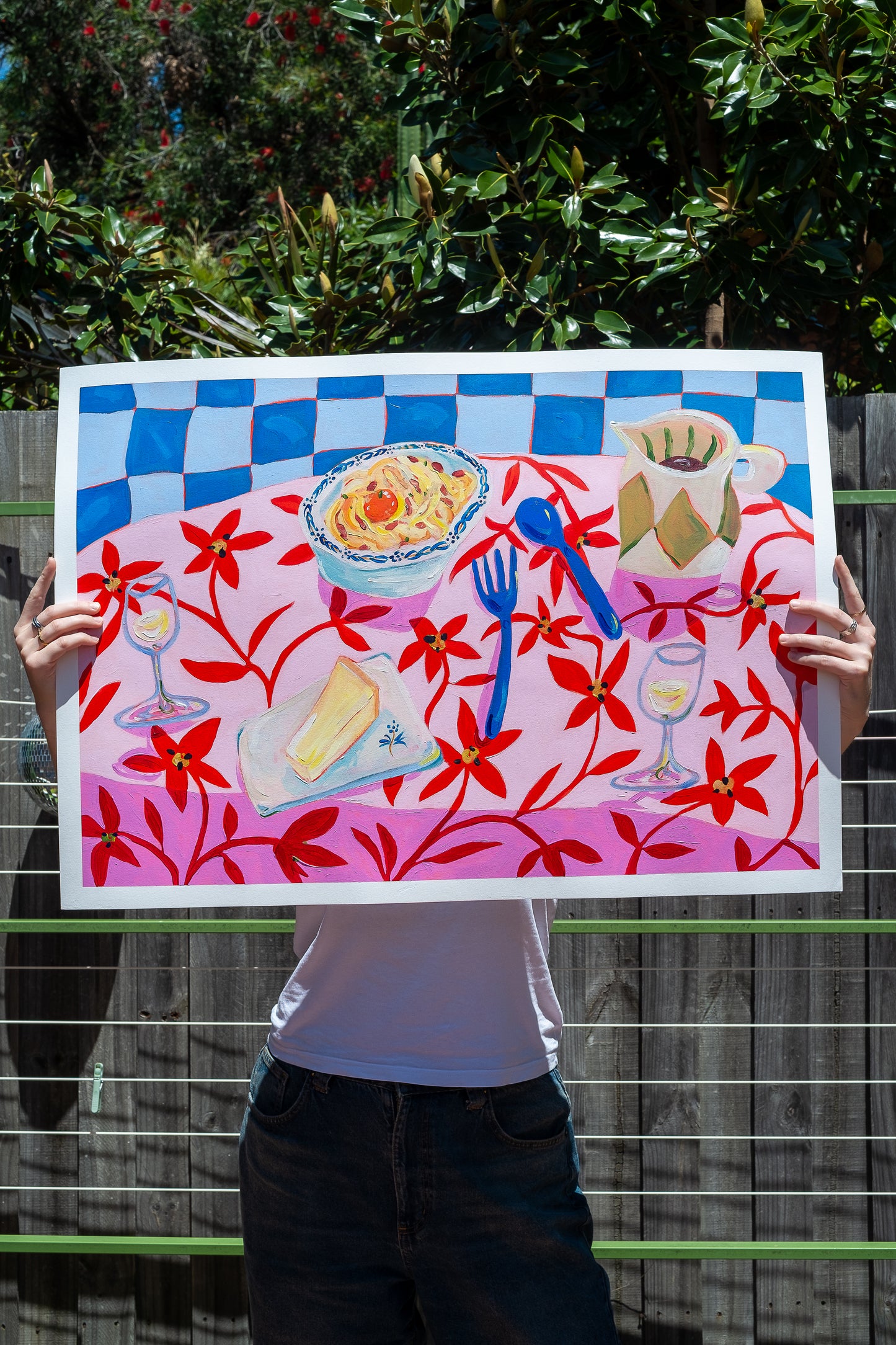 Carbonara & Pink Vines original