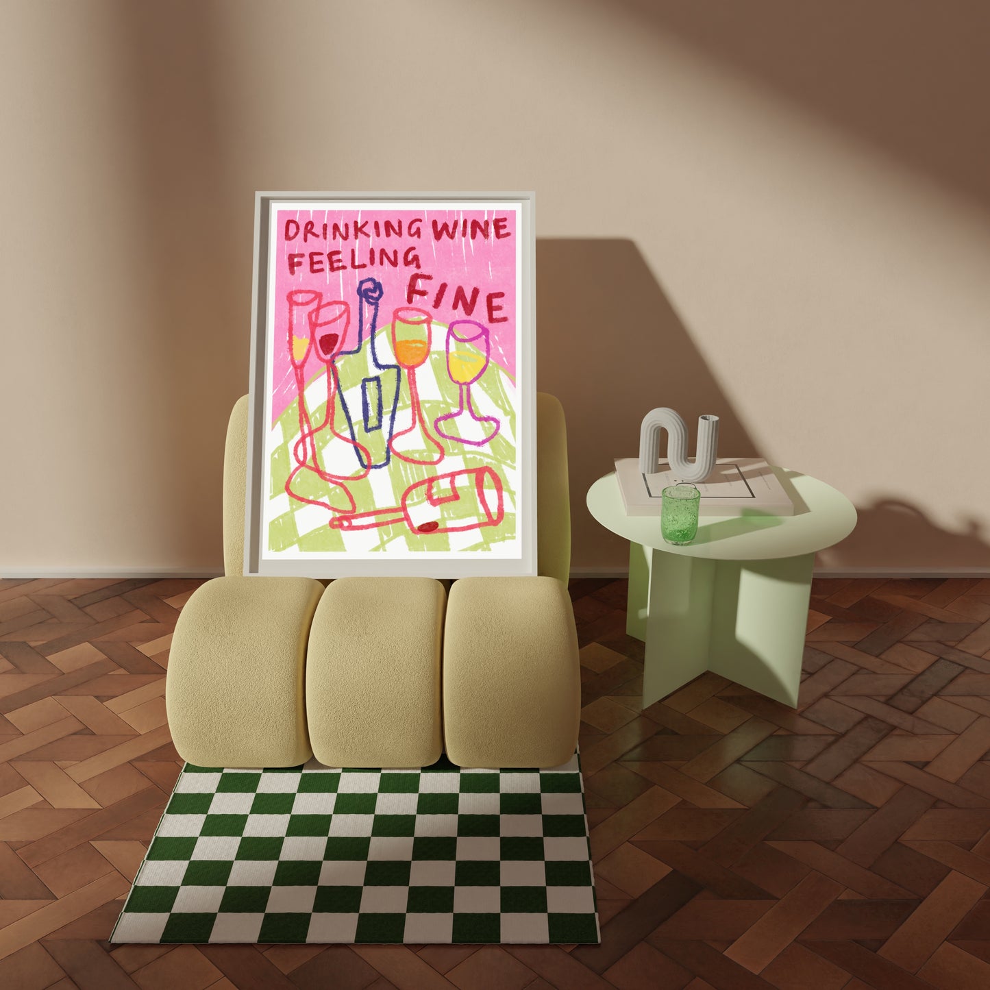 PRE-ORDER: Drinking Wine A2 print