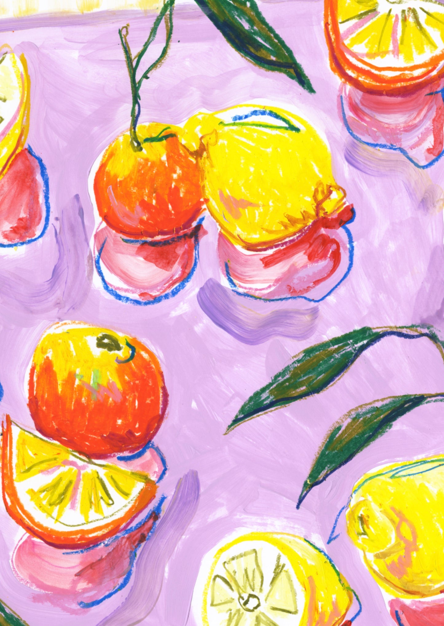 PRE-ORDER: Rolling Fruits A2 print