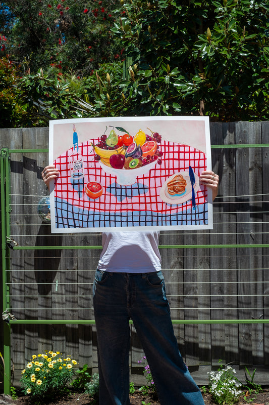 Fruit Bowl & Pink Tiles original