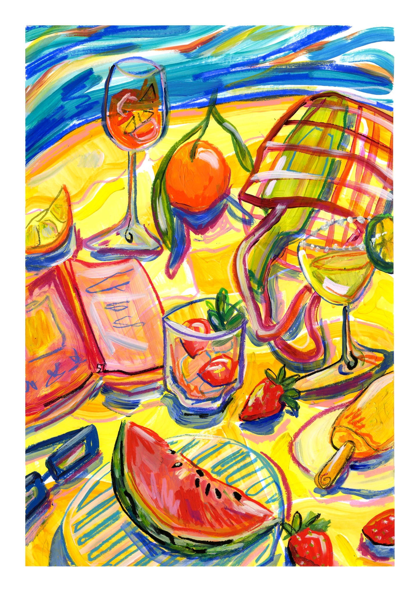 PRE-ORDER: Pool Party A2 print