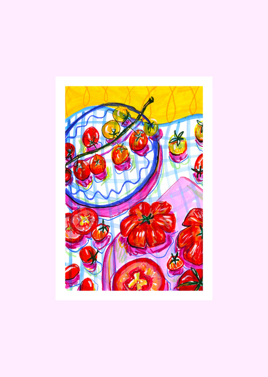 Juicy Tomatoes print