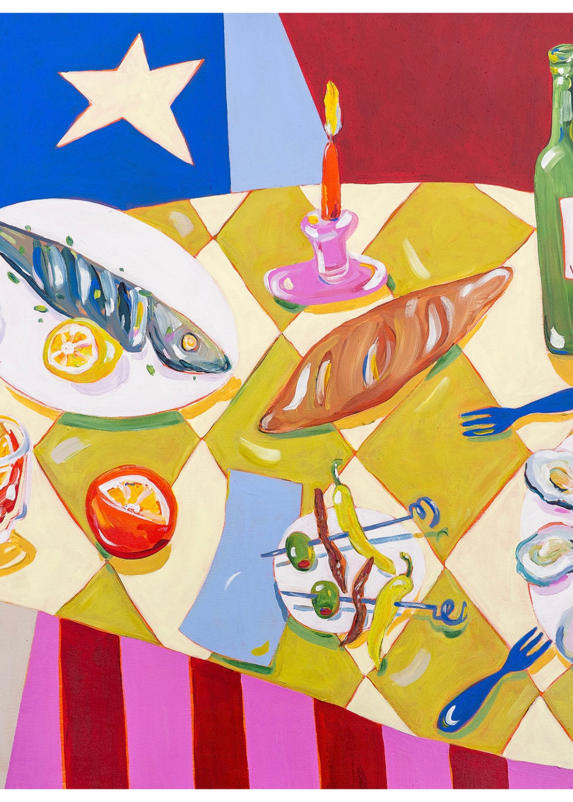 PRE-ORDER: Table at Night A2 print
