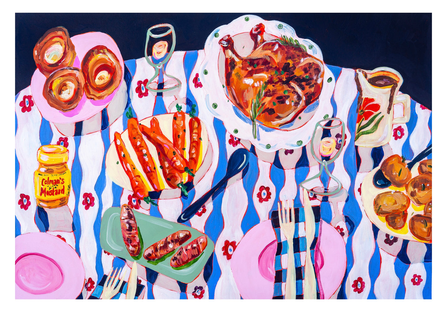 PRE-ORDER: Roast Dinner & Waves A2 print