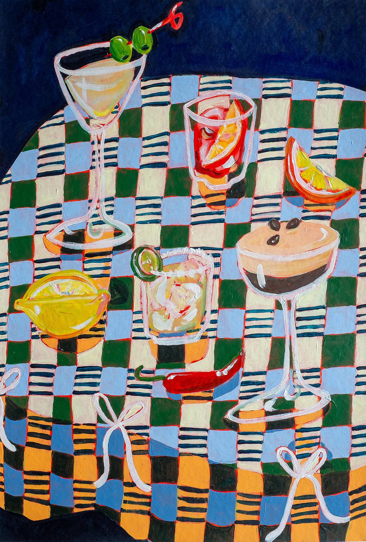 Cocktails & Mixed Squares original