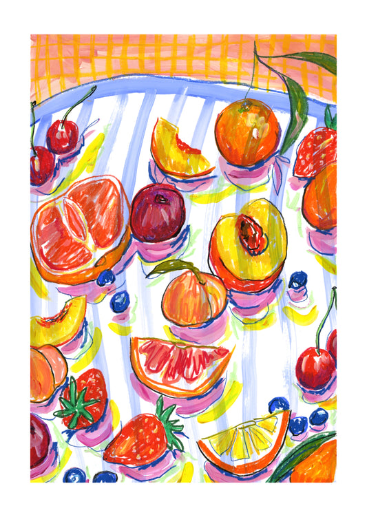 PRE-ORDER: Summer Fruits A2 print