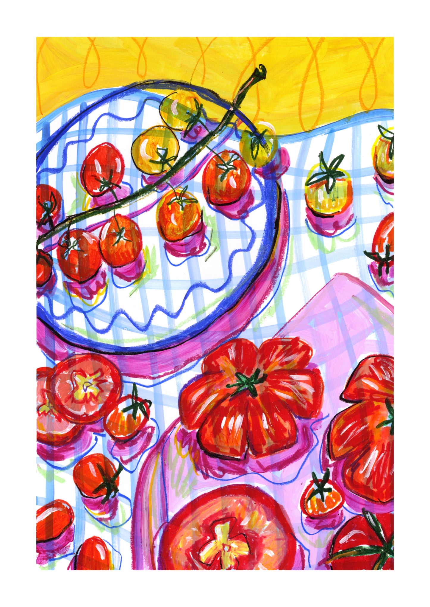 PRE-ORDER: Juicy Tomatoes A2 print
