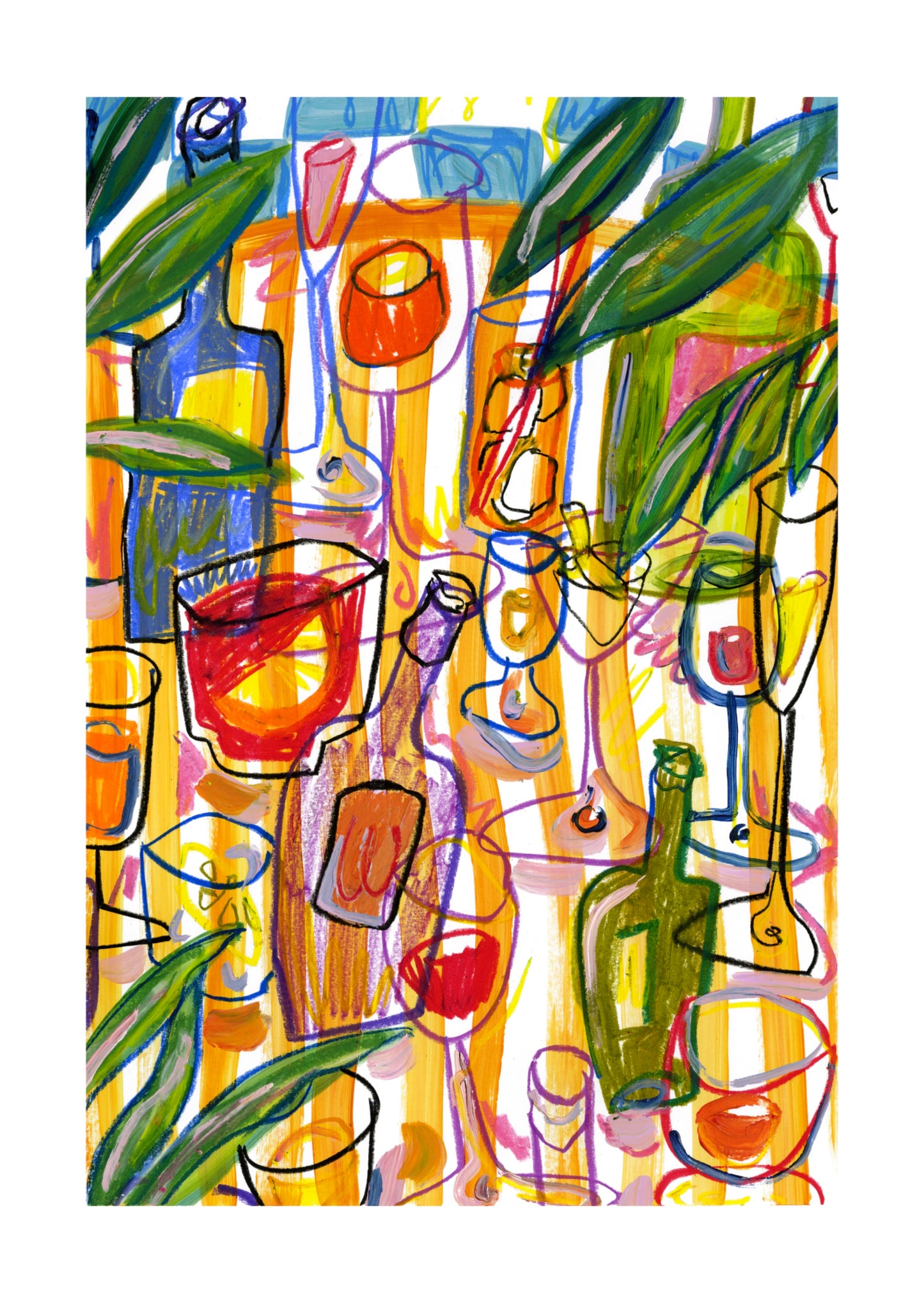 PRE-ORDER: Boozy Picnic A2 print