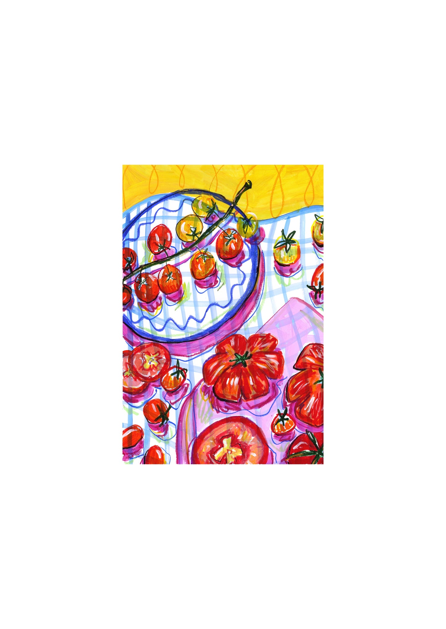 PRE-ORDER: Juicy Tomatoes A2 print
