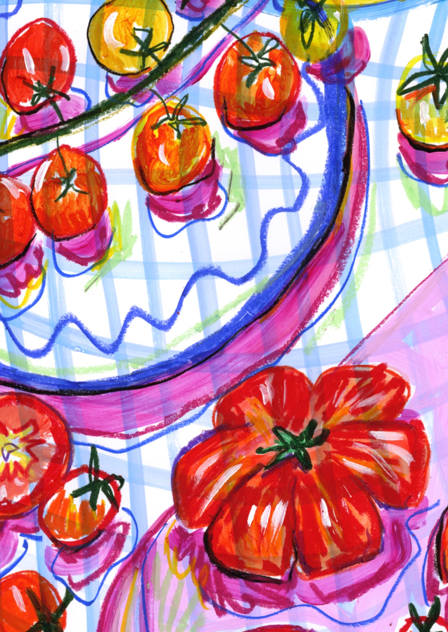 PRE-ORDER: Juicy Tomatoes A2 print