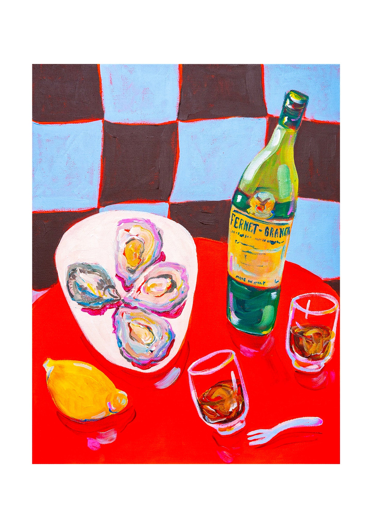 Fernet & Oysters print
