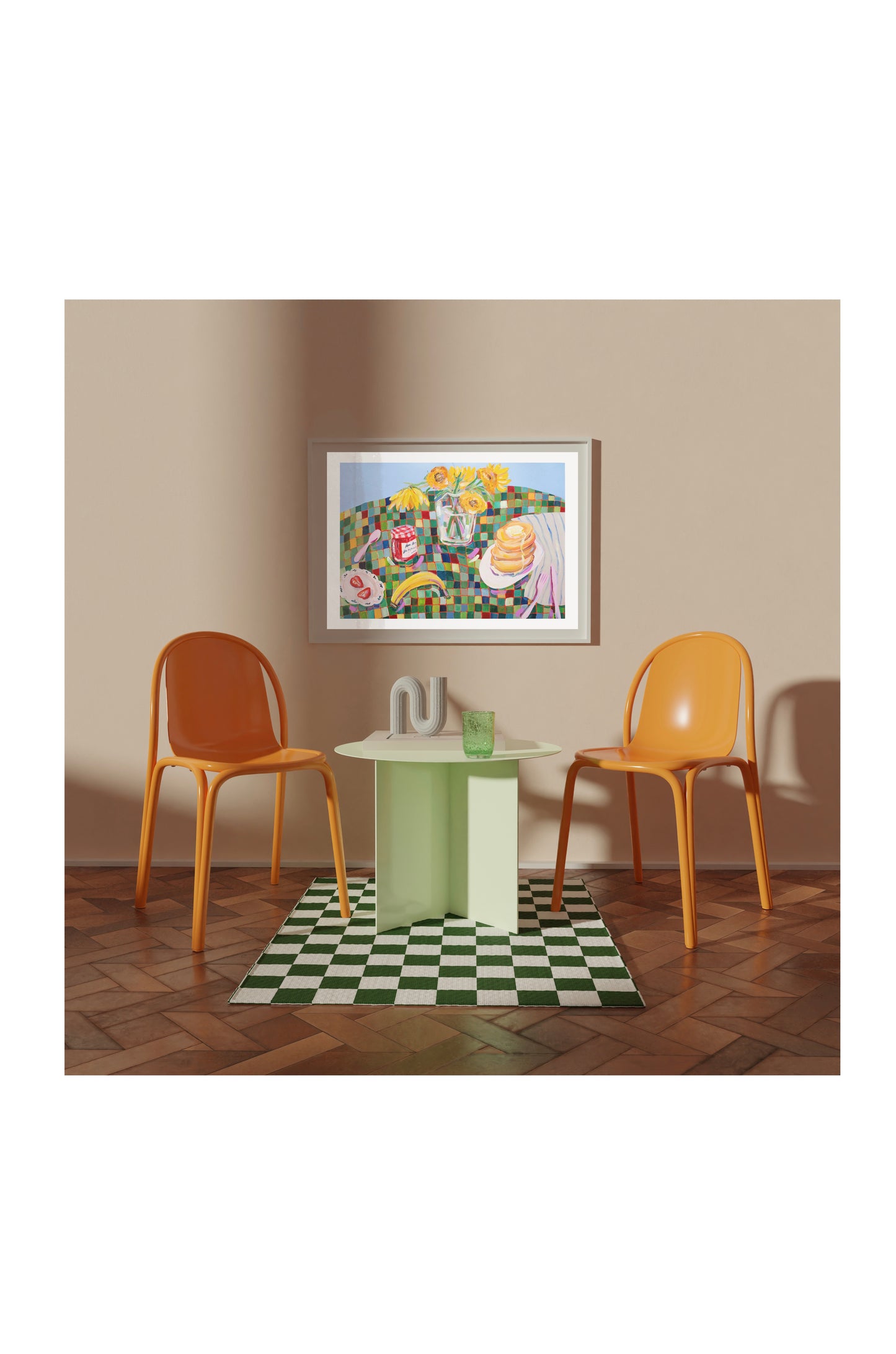 Pancakes & Green Mosaics original