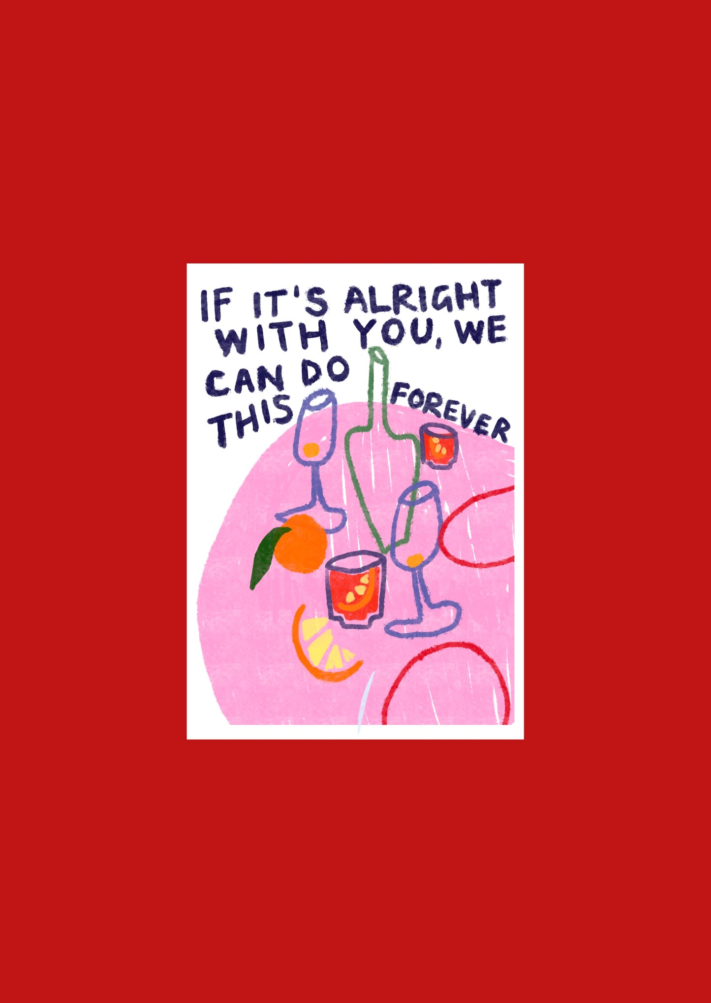 PRE-ORDER: We Can Do This Forever A2 print