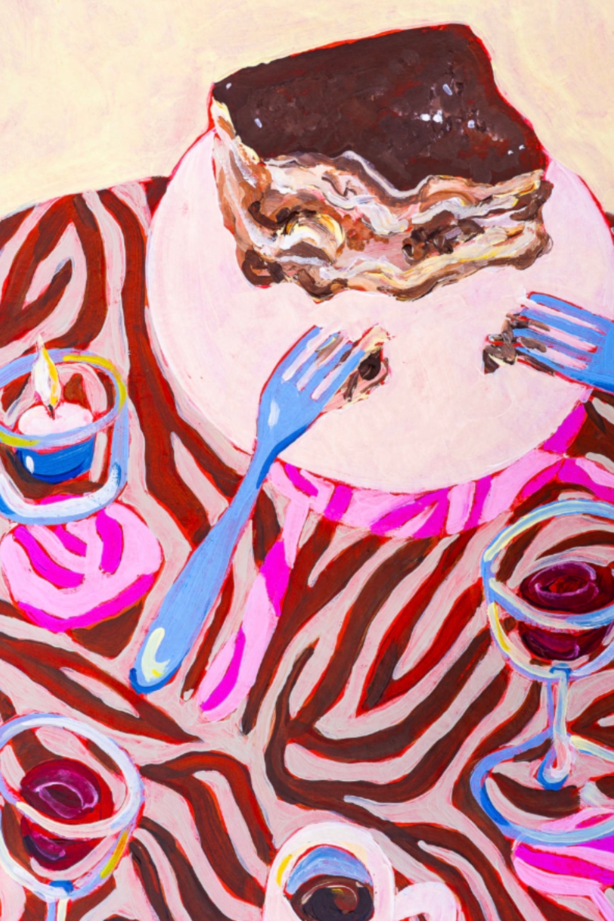 PRE-ORDER: Tiramisu & Animal Print A2 print